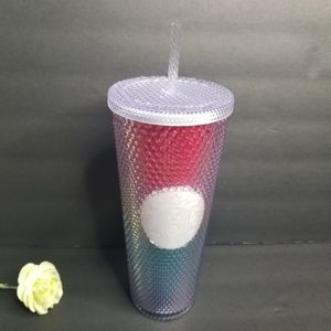 NEW! Starbucks studded rainbow pride tumbler cup